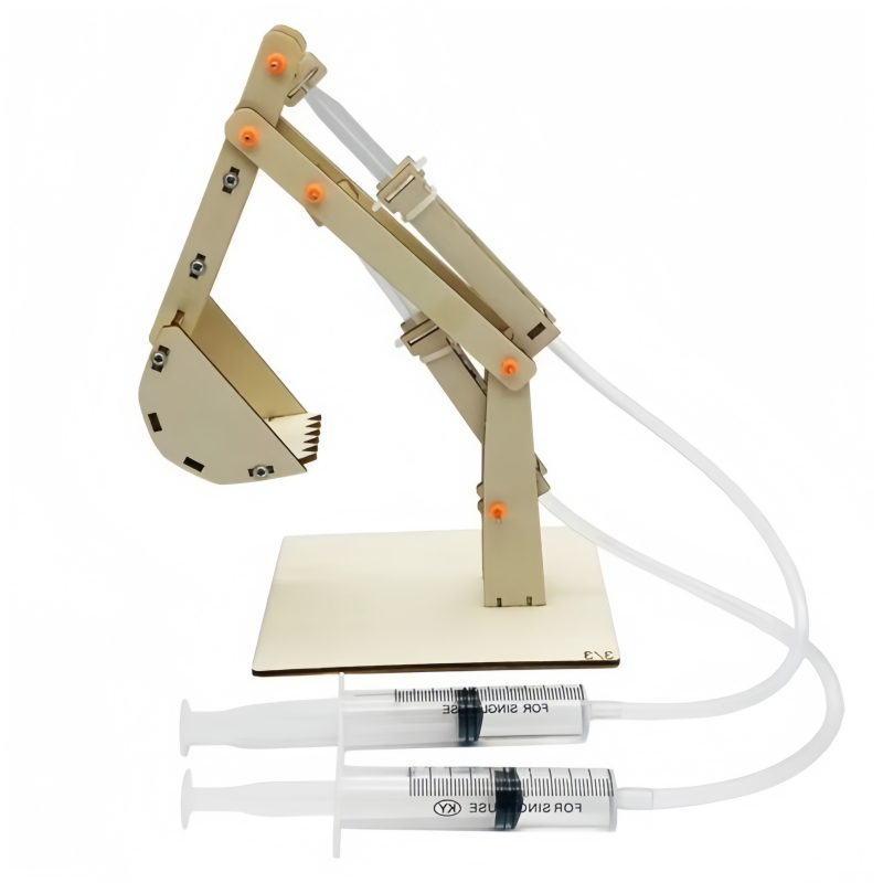 Science Project Kit - DIY Hydraulikbagger Modell Kinder Tecnologia Wissenschaft