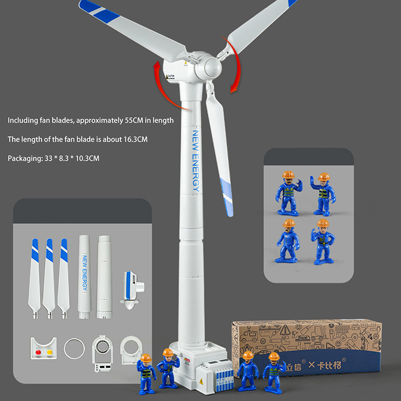 Science Kit - Windturbinenmodell für Kinder, Simulationsspielzeug – großes