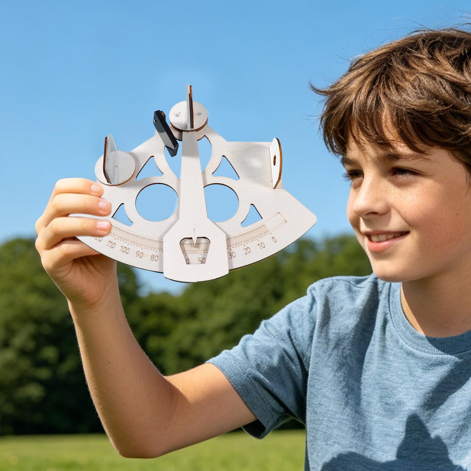 Hölzernes DIY Seemanns-Sextant – Science Project Kit Bewertung und Preis